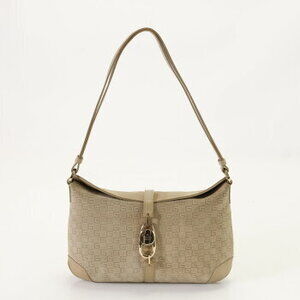 Gucci GG all over leather Shoulder Bag tote Beige Tan EFE